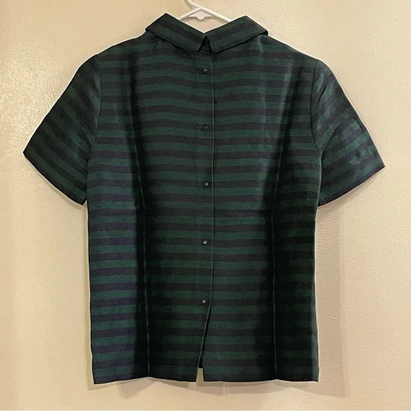 MADEWELL‎ Peter Pan Collar Striped Blouse - Picture 3 of 6